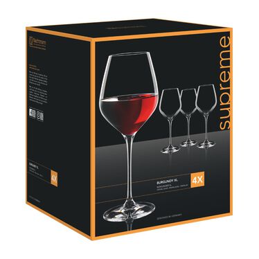 Supreme Burgandy XL Set of 4 Supreme Burgandy XL Set of 4